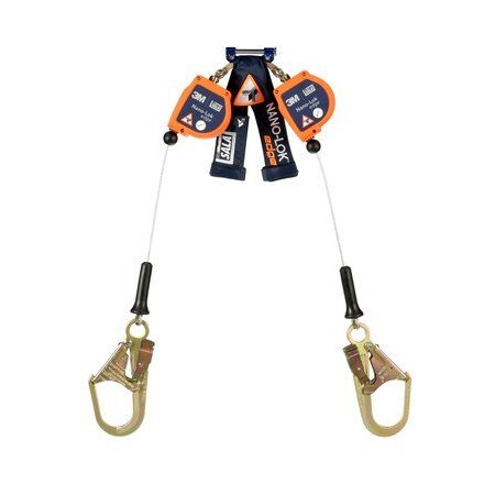 Capital Safety Dbi-Sala Nano-Lok Edge Twin-Leg Quick Connect Self Retracting Lifeline 2500246